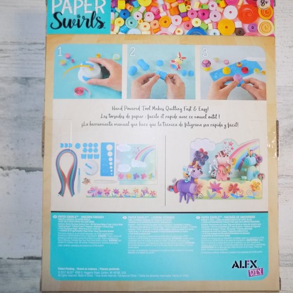 Alex DIY Paper Swirls Unicorn Fantasy Kids Crafts - Picture 4 of 8